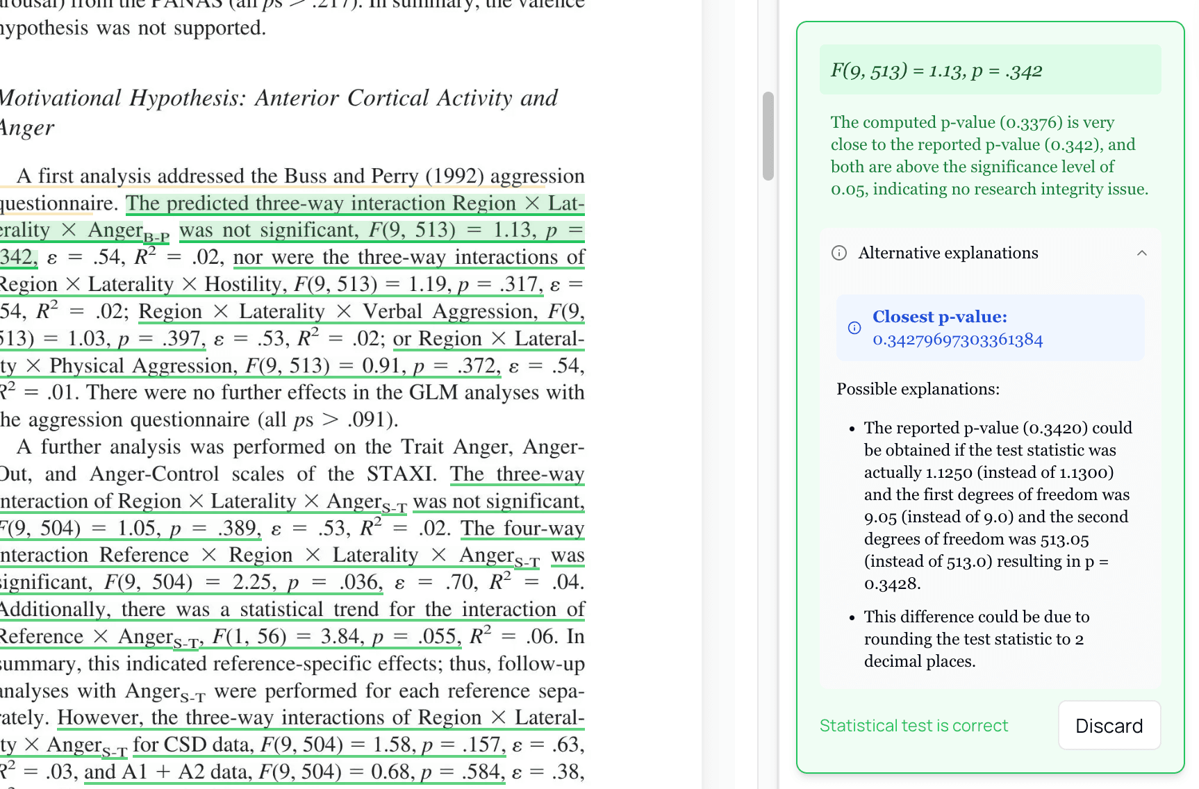 Intelligent rounding detection